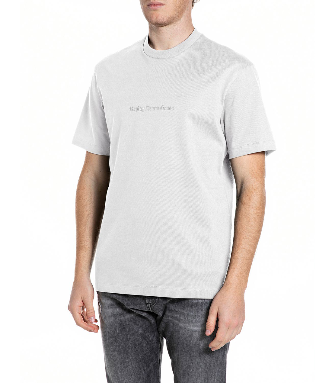 ヘビーコットンジャージーゴシックロゴTシャツ